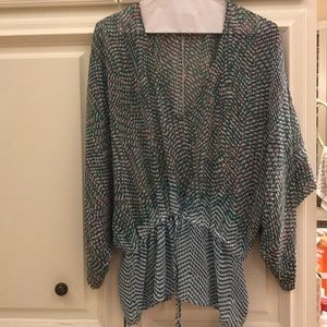 Cabi blue blouse